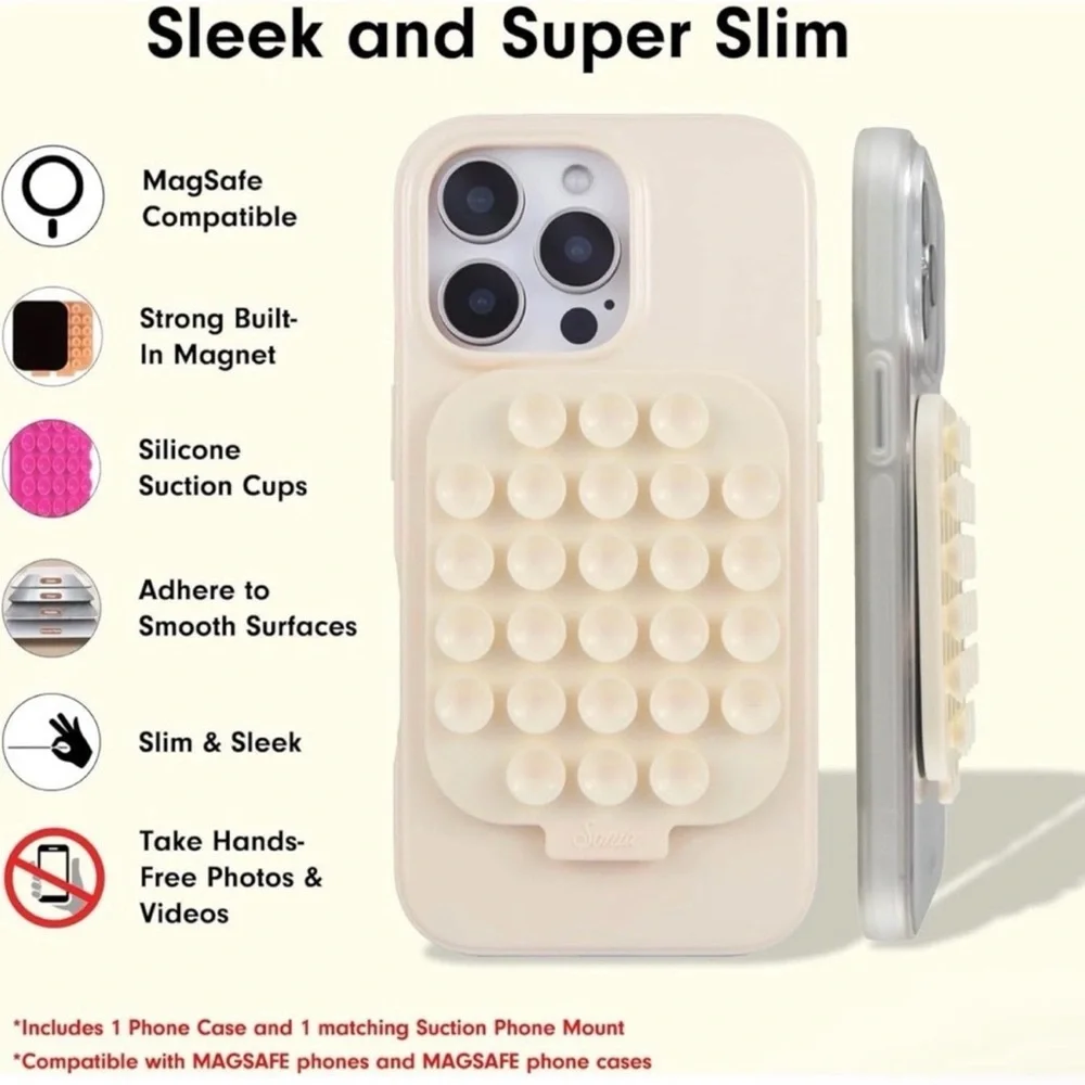 Sonix Cream Pop-It Phone Case for iPhone 16 Pro Max New in Box Free Shipping